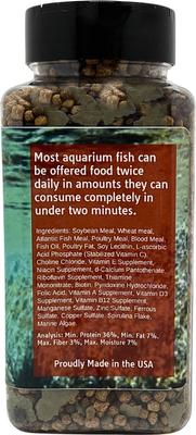 Show full view: Aquaculture-One African Community Performance Diet Small Fish Food, 7.5-oz jar slide 3 of 6