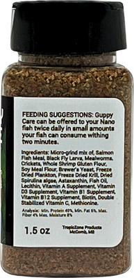 Show full view: Aquaculture-One Nano-Care GuppyCare Fish Food, 1.5-oz jar slide 3 of 5