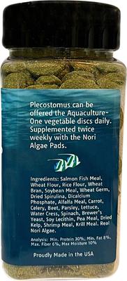 Show full view: Aquaculture-One Bottom Dwellers Performance Pleco Diet Fish Food, 4-oz jar slide 3 of 4