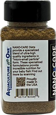 Show full view: Aquaculture-One Nano-Care BabyCare Fish Food, 2-oz jar slide 2 of 6