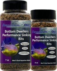 Aquaculture-One Bottom Dwellers Performance Sinking Bits Fish Food, 7-oz jar