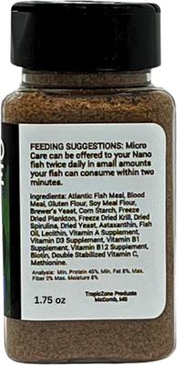 Show full view: Aquaculture-One Nano-Care MicroCare Fish Food, 1.75-oz jar slide 3 of 5