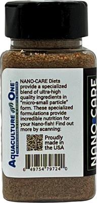 Show full view: Aquaculture-One Nano-Care MicroCare Fish Food, 1.75-oz jar slide 2 of 5