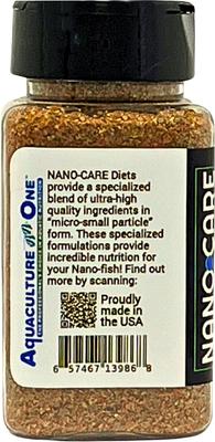 Show full view: Aquaculture-One Nano-Care BettaCare Fish Food, 1.5-oz jar slide 2 of 5
