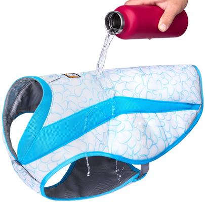 Show full view: Ruffwear Swamp Cooler Dog Vest, Biolumin Blue, Small slide 4 of 9