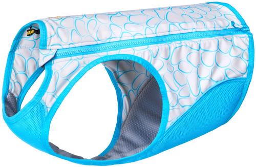 Show full view: Ruffwear Swamp Cooler Zip Dog Vest, Biolumin Blue, XX-Small slide 3 of 9