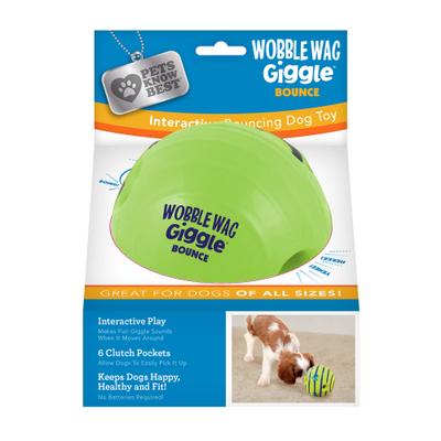 Show full view: Pets Know Best Wobble Wag Giggle Bounce Dog Ball Toy slide 6 of 10