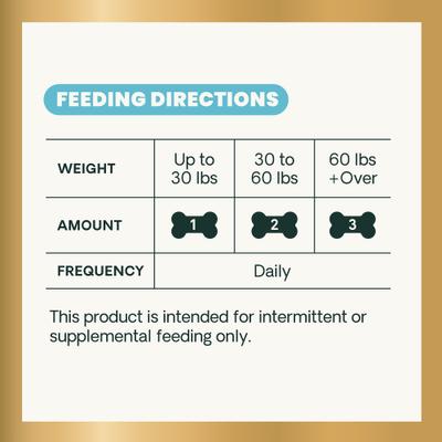 Show full view: VetriScience Probiotic Everyday Gut Health Duck Flavored Chews Probiotic Supplement for Dogs, 120 count slide 8 of 10