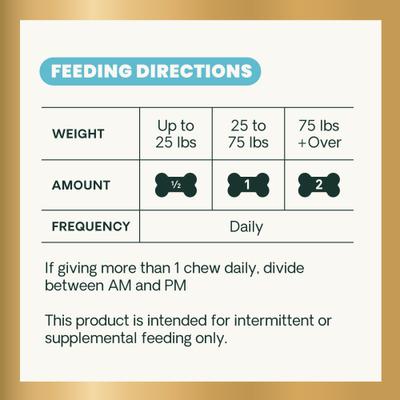 Show full view: VetriScience Canine Plus Senior 27+ Active Health Veggie Flavored Soft Chewsw Multivitamin for Senior Dogs, 60 count slide 8 of 10