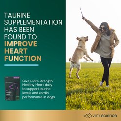 VetriScience Vetri Cardio Extra Strength Healthy Heart Chicken Flavored Chews Supplement for Dogs, 60 count slide 2 of 8