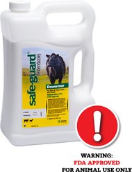 Safe-Guard Dewormer Suspension 10% for Cattle, 1-gallon bottle