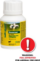 Safe-Guard Deworming Suspension for Goats, 125-mL bottle