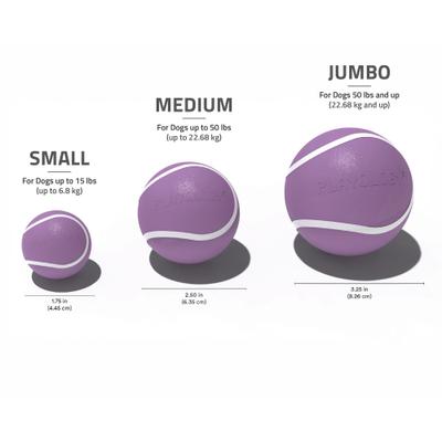 Show full view: Playology Bacon Scented Squeaky Chew Ball Dog Toy, Medium slide 6 of 8