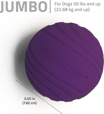 Show full view: Playology Bacon Scented Dual Layer Ball Dog Toy, Jumbo slide 6 of 9