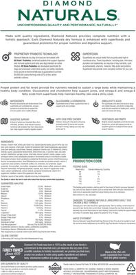 Show full view: Diamond Naturals Large Breed Adult Chicken & Rice Formula Dry Dog Food, 40-lb bag slide 3 of 8