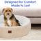 Show in main carousel: American Kennel Club Mason Fabric Round Dog Bed, Tan, Large: 31-in slide 7 of 7