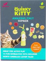 Quirky Kitty Italy Plush Cat Toy, 14 count slide 2 of 4