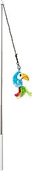 Quirky Kitty Tropical Toucan Retractable Wand Cat Toy slide 2 of 4