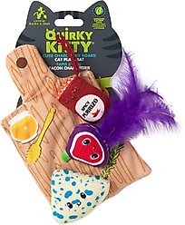 Quirky Kitty Cutie Charcuterie Board Play Mat Interactive Cat Toy