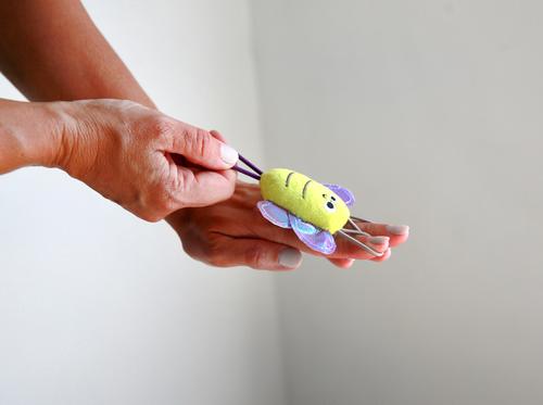 Show full view: Mad Cat Slingshot Critters Butterfly Plush Cat Toy with Catnip slide 5 of 7