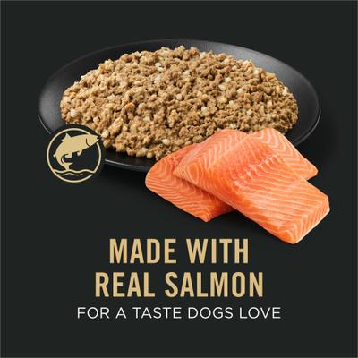 Show full view: Purina Pro Plan Sensitive Skin & Stomach Pate Salmon & Rice Entree Wet Dog Food, 13-oz can, case of 12 slide 4 of 12