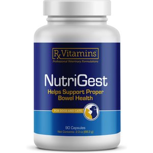 Rx Vitamins Nutrigest Capsules Digestive Supplement for Cats & Dogs, 90 count