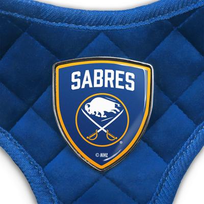 Show full view: Littlearth NHL Velvet Dog Harness, Medium, Buffalo Sabres slide 4 of 7
