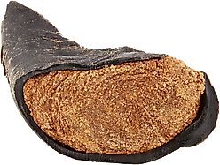 Bones & Chews Made in USA Cheese & Bacon Flavored Filled Beef Hooves Dog Treats, 1 count