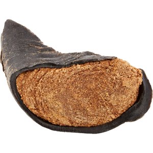 Bones & Chews Made in USA Cheese & Bacon Flavored Filled Beef Hooves Dog Treats, 1 count