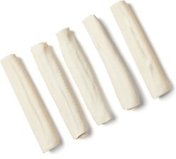 Bones & Chews Made in USA Rawhide Roll Dog Treats, 5", 5 count