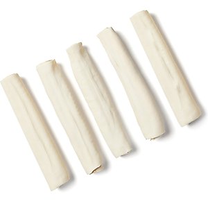 Bones & Chews Made in USA Rawhide Roll Dog Treats, 5", 5 count