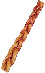 Bones & Chews Made in USA 12" Braided Bully Stick Dog Treat, 1 count