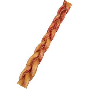 Bones & Chews Made in USA 12" Braided Bully Stick Dog Treat, 1 count