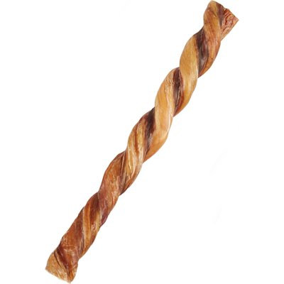 Bones & Chews Bones & Chews Made in USA 12" Twisted Bully Stick Dog Treat, 1 count