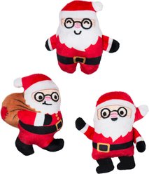 Fringe Studio Christmas Rebels Without A Claus Plush Dog Toy