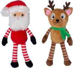 Fringe Studio Friends at Frost Sight Plush Dog Toy Set, 2 count