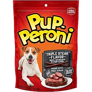 Pup-Peroni Triple Steak Flavor Dog Treats, 5.6-oz bag