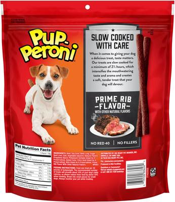Show full view: Pup-Peroni Prime Rib Flavor Dog Treats, 22.5-oz bag slide 4 of 11