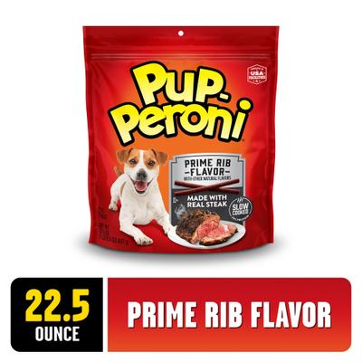 Show full view: Pup-Peroni Prime Rib Flavor Dog Treats, 22.5-oz bag slide 3 of 11