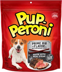 Pup-Peroni Prime Rib Flavor Dog Treats, 22.5-oz bag