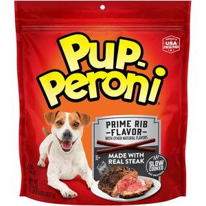 Pup-Peroni Prime Rib Flavor Dog Treats, 22.5-oz bag