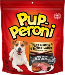 Pup-Peroni Filet Mignon & Bacon Flavors Dog Treats, 22.5-oz bag