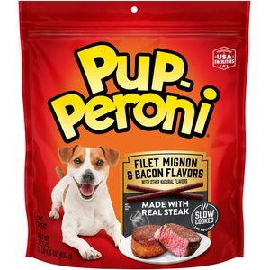 Pup-Peroni Filet Mignon & Bacon Flavors Dog Treats, 22.5-oz bag