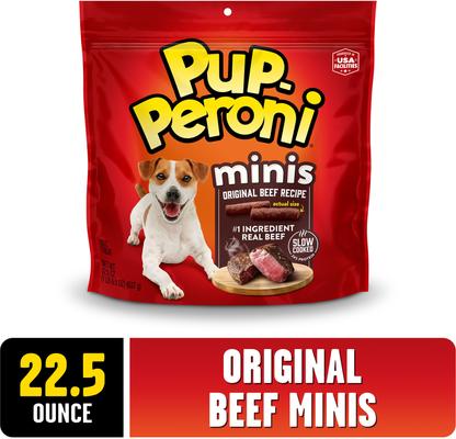 Show full view: Pup-Peroni Minis Original Beef Flavor Dog Treats, 22.5-oz bag slide 3 of 12
