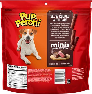 Show full view: Pup-Peroni Minis Original Beef Flavor Dog Treats, 22.5-oz bag slide 4 of 12
