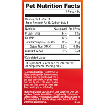 Show full view: Pup-Peroni Prime Rib Flavor Dog Treats, 5.6-oz bag slide 9 of 11