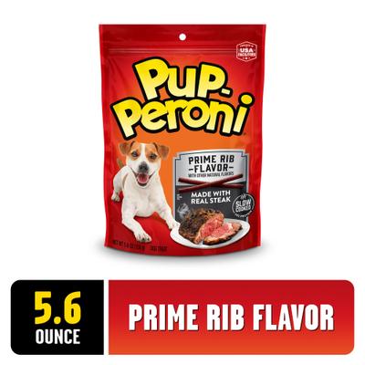 Show full view: Pup-Peroni Prime Rib Flavor Dog Treats, 5.6-oz bag slide 3 of 11