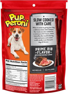 Show full view: Pup-Peroni Prime Rib Flavor Dog Treats, 5.6-oz bag slide 4 of 11