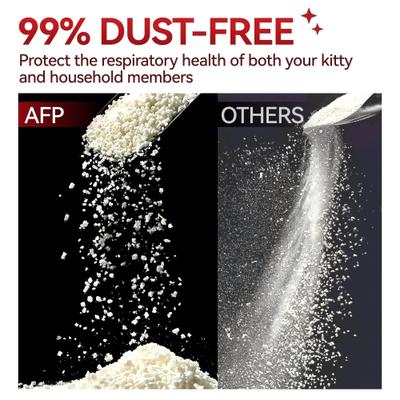 Show full view: allforpaws Swiftpurr Clump-Lock Natural Unscented Litter Clumping Cassava Grain Cat Litter, 4.5-kg bag slide 7 of 10