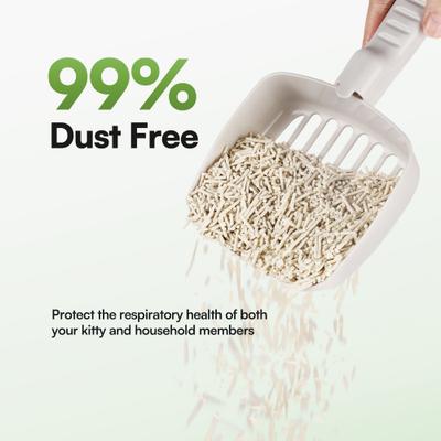 Show full view: allforpaws Purr-Blend Super Odor Lock Unscented Clumping Tofu Cat Litter, 2.25-kg box, case of 2 slide 3 of 9